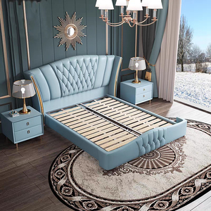 Twin Double Set Auberge Moderne Couchette Hôtel Cadre Blanc Canapé Meubles Chambre <span class=keywords><strong>King</strong></span> <span class=keywords><strong>Size</strong></span> De Luxe Soleil Lit - Product Image 2