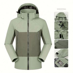 Chaqueta de Trabajo Personalizada para Hombre, Impermeable, Camuflaje, Cortavientos de Invierno para Senderismo al Aire Libre, Ropa Abrigada Formal - Product Image 5