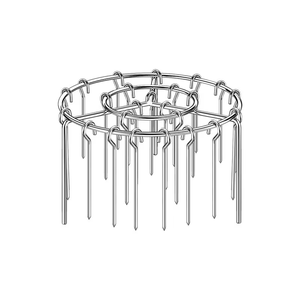 Support vertical pour friture à air chaud avec 24 brochettes, en acier inoxydable, pour <span class=keywords><strong>kebab</strong></span> - Product Image 5