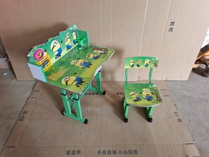 Giá rẻ trẻ em giá trẻ em nghiên cứu bảng và ghế Set với carton mô hình Chiều cao có thể điều chỉnh trẻ em của nghiên cứu bảng - Product Image 3