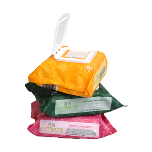 Lingettes humides démaquillantes à l'<span class=keywords><strong>eau</strong></span>, emballage personnalisé de haute qualité, nettoyage du visage, tissu humide avec couvercle - Product Image 6