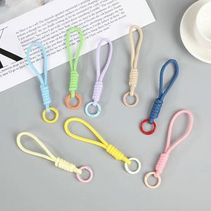 Wholesale Custom Hot Sale Hand Woven Keychain New Braided Rope Keychain Car Key Pendant Keyring - Product Image 1