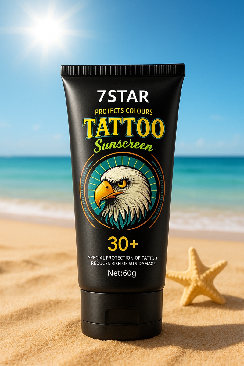 Écran solaire tatouage