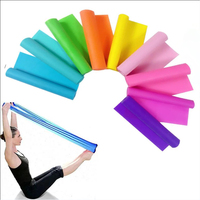 Bandas de Resistencia de Látex Tamaño Regular para Entrenamiento en Casa, Yoga, Pilates y Fisioterapia