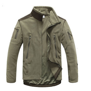 Inverno caldo abbigliamento sportivo <span class=keywords><strong>uomo</strong></span> giacche in pile tinta unita - Product Image 2