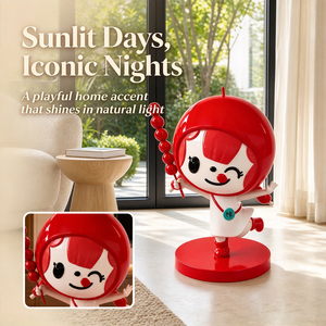 Statua a grandezza naturale in fibra di vetro personalizzata di personaggio dei cartoni animati, scultura di Candy Haws Girl per centri commerciali e promozione del marchio - Product Image 4