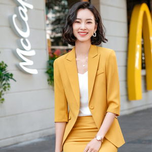 <span class=keywords><strong>Traje</strong></span> <span class=keywords><strong>de</strong></span> negocios con manga <span class=keywords><strong>de</strong></span> siete puntos para <span class=keywords><strong>mujer</strong></span>, <span class=keywords><strong>traje</strong></span> <span class=keywords><strong>Formal</strong></span> ajustado profesional a la moda, nuevo - Product Image 3