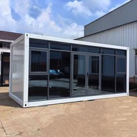 Maisons préfabriquées de luxe modernes sont des maisons conteneurs de 5,8 m et 11,8 m, adaptées à une utilisation dans les bureaux, les cuisines ou les appartements