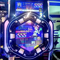 Machine d'arcade simulateur de danse musicale en fer et plastique, à monnayeur, avec jeu de rythme musical pour 2 joueurs, en promotion