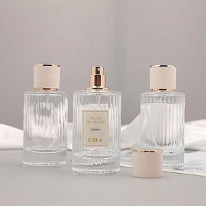 Wholesale Luxury 30ml 50ml 100ml Empty Glass <b>Perfume</b> Packaging <b>Bottle</b> With Spray Lids - Product Image 2