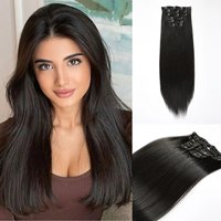 Vente en gros de cheveux vierges brésiliens droits et soyeux, tissage de 100% extensions de cheveux humains non traités, longueur 28 pouces