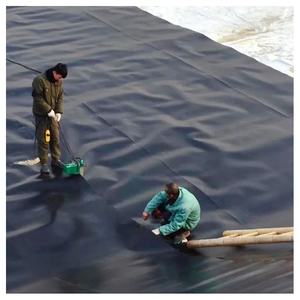 Géomembrane HDPE pour revêtement de bassin d'eaux usées, revêtements de lagunes de boues, épaisseur et prix de la géomembrane HDPE - Product Image 3