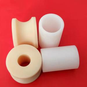 Втулка фланцевая резиновая изоляционная из ПТФЭ, Делрина, ПОМ, ацетала, для защиты валов, самоочищающаяся, длина 100 мм, строительный пластик - Product Image 6