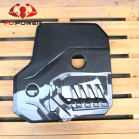 Couverture de capot en fibre de carbone style Fupower pour BMW Série 5 G30, remplacement de la couverture du moteur