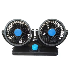 Ventilateur de tableau de bord portable électrique en plastique de haute qualité, adaptateur USB, turbine de refroidissement à double tête pour usage domestique et hôtelier - Product Image 2