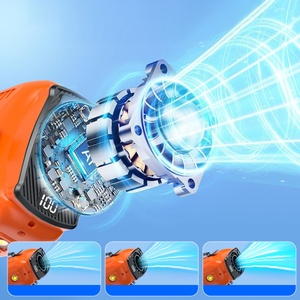 Ventilador Portátil de Mano y de Cintura con Pantalla Digital de Doble Canal, Resistente al Viento y con Función de Enfriamiento - Product Image 2