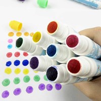 Lot de 12 Marqueurs Jumbo Bingo Vibrants Non Toxiques 15ml – Stylos à Pointe Feutre Lavables pour Événements Bingo, Jeux et Fêtes