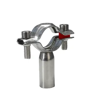 Support de tuyau en acier inoxydable sanitaire/pince de suspension de tuyau