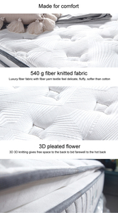 Materasso per Hotel All'ingrosso, Materasso Ibrido Moderno di Alta Qualità con Molle Insacchettate Ventilate per Hotel a Cinque Stelle, Divano Letto con Funzione Massaggio - Product Image 6