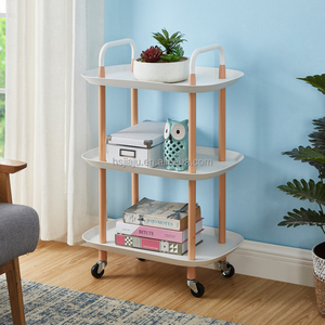 홈 주방 모바일 접이식 유틸리티 트롤리 카트 3 단 선반 롤링 접이식 금속 메쉬 보관 주최자 바구니 랙 카트 - Product Image 6