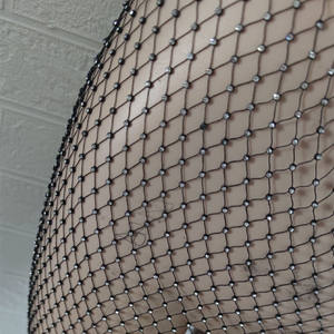 Nouveau <span class=keywords><strong>pantalon</strong></span> femme en résille élastique transparente, orné de cristaux brillants, sexy et ajouré, pour l'été et la plage - Product Image 4