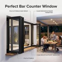 Ventanas Plegables de Aluminio con Servicio Personalizado Profesional para Balcón, Patio o Terraza, Ventana de Vidrio Plegable