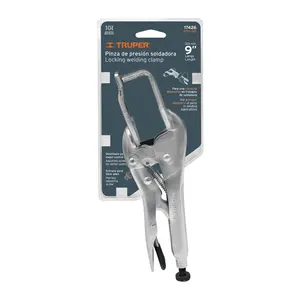 Truper 9 'Alicates de abrazadera de bloqueo Alicates de soldadura de acero al carbono de grado DIY PVC Plástico Aluminio Cobre Mangos Personalizables OEM - Product Image 4
