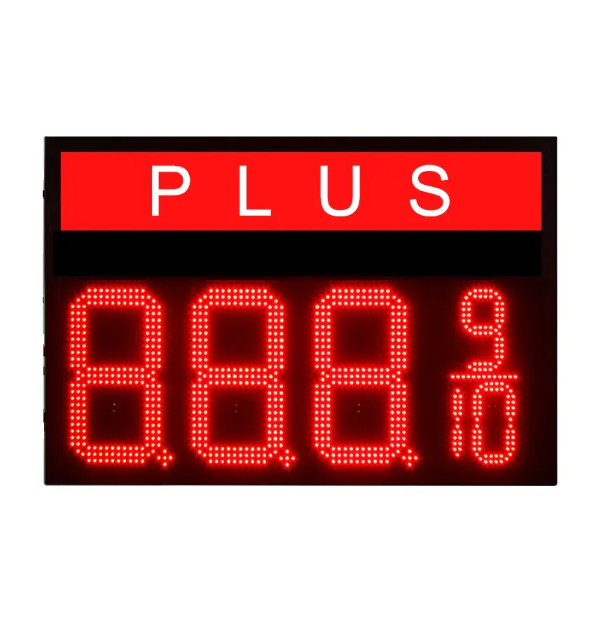 Led 플러스 주유소 가격 표시 8 "888910 방수 LED 오일 가격 주유소 디지털 센서 가솔린 패널