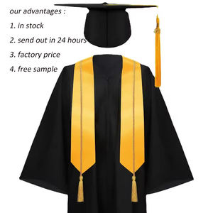 Traje de graduación OEM personalizado de fábrica JH, traje de soltero, traje de Maestría de Ingeniería de pregrado, vestidos y gorras de Graduación - Product Image 2