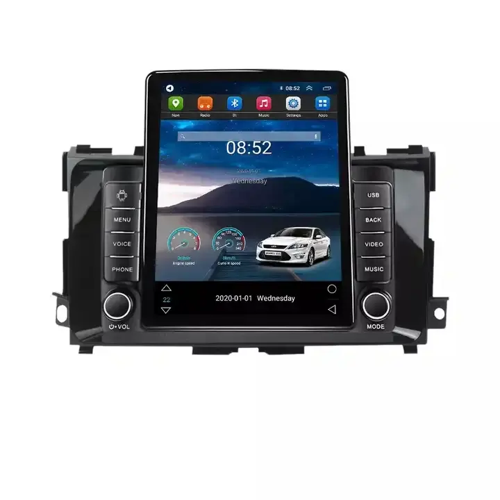 Tesla Android 11 8 128GカーナビゲーションシステムNissan Teana 2013-2018 DVDプレーヤーGPSBTステレオAMFMカーオーディオアンドロイド用