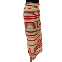 Top qualité plage produit plage paréo robe 50% Rayon50 % coton sarong une pièce plage robe portefeuille