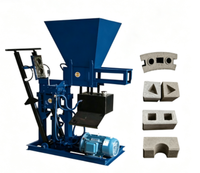 Machine à fabriquer des briques économique au Zimbabwe, alimentée par un moteur diesel, pour briques en terre cuite