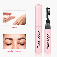Gel coiffant sourcils personnalisé avec logo, sans cruauté animale, rehausseur de sourcils naturel, cire fixante waterproof, savon à sourcils