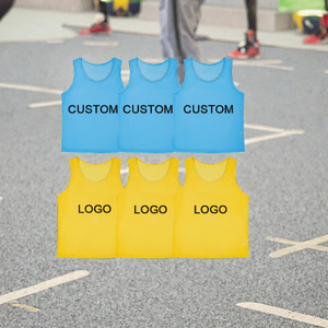 Directo de fábrica personalizable fútbol Pinnies jóvenes adultos entrenamiento Baberos Scrimmage chaleco práctica Jersey OEM servicio - Product Image 2