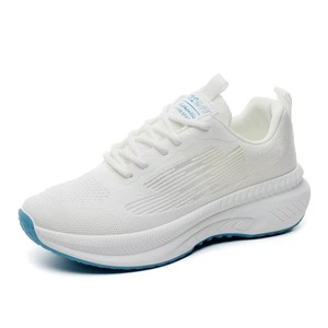 Zapatillas Deportivas Casuales para Mujer, Transpirables, con Malla, Suela Gruesa, Estilo Otoñal con Cordones para Correr y Caminar, con Plantilla de Goma - Product Image 4
