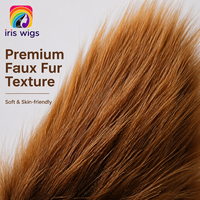 Ensemble d'oreilles et de queue de loup/renard pour costume d'Halloween, accessoire unisexe en peluche style dessin animé avec pince à cheveux pour fêtes cosplay