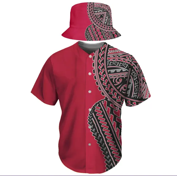 Недорогая Прямая поставка, полинезийский самоанский этнический дизайн, универсальная Повседневная Рыбацкая шляпа, бейсбольная форма с коротким рукавом