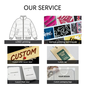 Chaqueta de bombardero informal diaria para hombre, tela de algodón teñida, abrigo cálido a prueba de viento ecológico para actividades de invierno, informal - Product Image 6