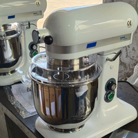 Robot pâtissier multifonctionnel professionnel électrique avec bol en acier inoxydable de 7 L pour gâteaux et œufs