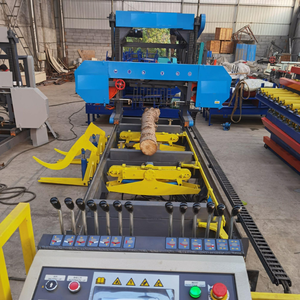 Carpintaria industrial madeira hidráulica automática corte máquina banda serraria - Product Image 6