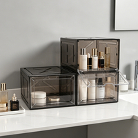 Boîte de rangement universelle en plastique anti-poussière pour baskets, chaussures plates et petits articles divers