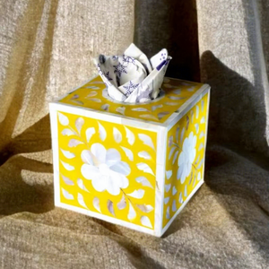 ที่ใส่กระดาษทิชชูฝังลายกระดูกสุดหรู เป็นมิตรกับสิ่งแวดล้อม งานแฮนด์เมดระดับพรีเมียม ของตกแต่งบ้าน ของขวัญ Tradebyd - Product Image 1
