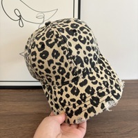 Casquette de baseball unisexe tendance à imprimé léopard rétro