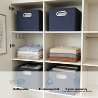 Panier de rangement pliable de grande capacité - Matériel sûr Organisateur polyvalent pour la maison et le dortoir
