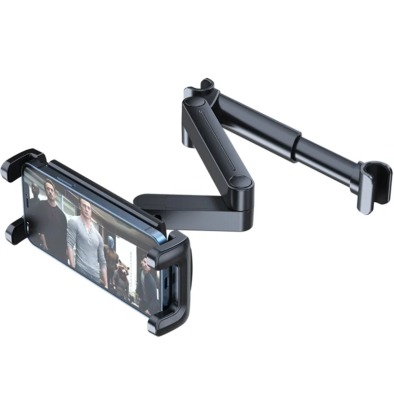 Für iPad 6, 5-12, 9 Zoll Tablet Universal Auto Rücksitz Tablet Stand 360-Grad-Drehung Flexible Kopfstützen halterung