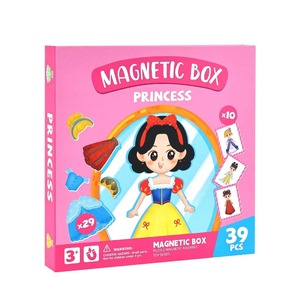 Pegatinas Magnéticas para Disfrazar, Juguete Infantil DIY, Caja de Juguetes con Caras Intercambiables, 0-24 Meses, Educación Temprana, Caja de Papel de Colores, Rompecabezas - Product Image 6