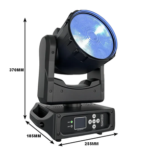 Luz de escenario móvil RGBL de 150W con lente Fresnel, efecto de luz de haz, DMX para DJ, discoteca, boda, club, YUER - Product Image 6