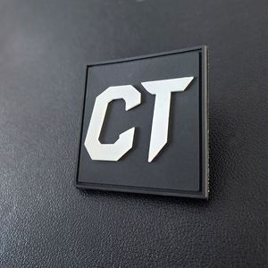 Custom 3D Soft Rubber PVC Silicone Embossed Patch Tag for Clothing <b>Transparent</b> PVC Patch Custom logo Iron on PVC Rubber <b>Labels</b> - Product Image 3