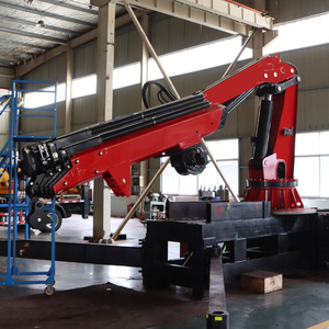 Grue marine articulée pour travaux sur pont de navire de ravitaillement, capacité 6 à 10 tonnes, 10000 kg, 14,68 m, pour processus d'électrophorèse - Product Image 1