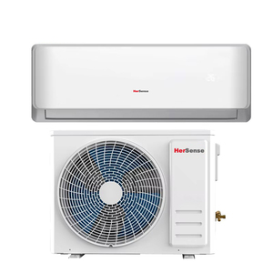 เครื่องปรับอากาศติดผนังแบบแยกส่วนยี่ห้อ HerSense Factory OEM พร้อมปั๊มความร้อน 220V/110V 12000btu R32/R410a ได้รับใบรับรอง CE ระบบทำความเย็นและความร้อน D - Product Image 1